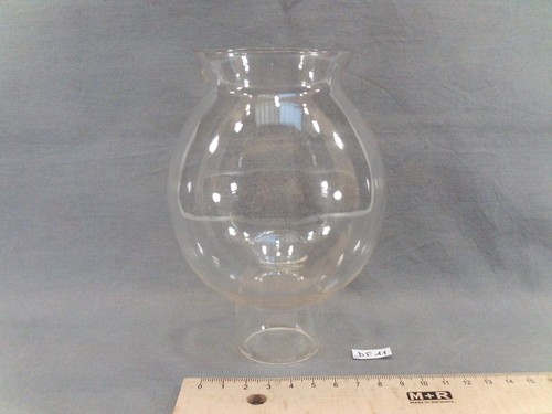Ancien verre lampe pétrole - ancien, de