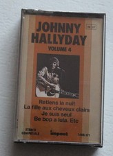 Johnny Hallyday , impact volume 4 , K7 audio / Audio tape neuf
