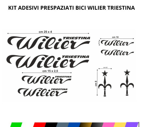 Kit autocollants wilier - kit,