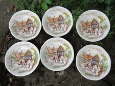 6 Assiettes Creuse GIEN