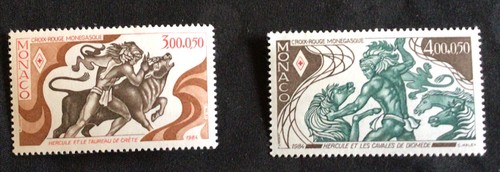 Monaco red cross sg1065 mnh - sg1065/9,