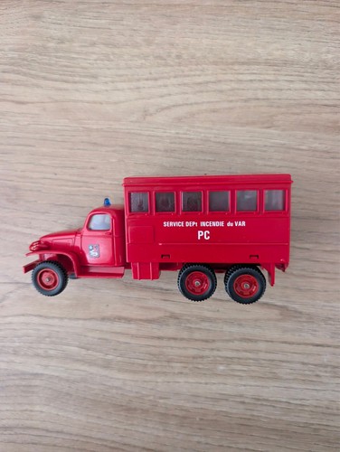 Miniature solido pompier gmc - miniature,