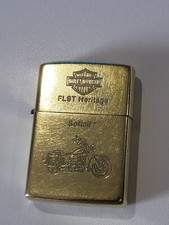 ZIPPO solid brass 1932 1991 Harley Davidson Cycles FLST Heritage Softail