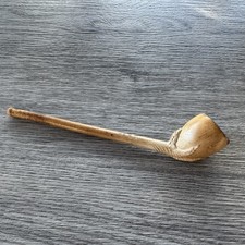 Pipe Ancienne Publicitaire En Terre Cuite  « Crème Flandre » - A Voir