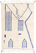 Tapis rectangulaire en laine