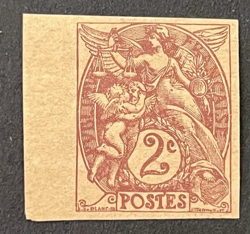 Timbre 108 brun lilas - 2,