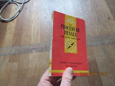 QUE SAIS JE ? 1089 la procedure penale jean larguier 1963 puf