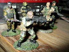 Ensemble de figurines métal -  Del Prado- Commando Français, Allemand, para. . .