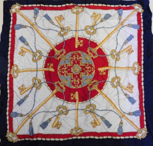 Foulard vintage soie - vintage, en