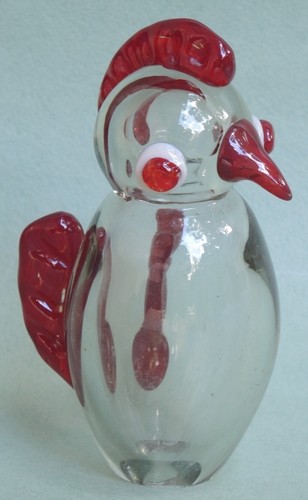 Oiseau art verre main soufflé - art,
