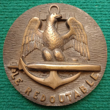 TAPE DE BOUCHE BRONZE - SOUS-MARIN LE REDOUTABLE - AIGLE