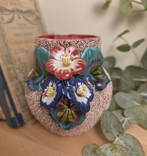 Vase boule barbotine - boule,