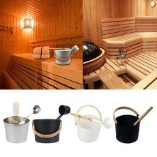 5L Aluminium Sauna Seau Baril