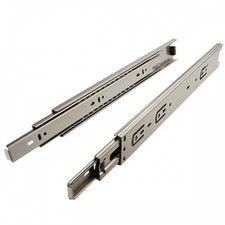Coulisses à billes télescopiques en inox -sortie totale -L300 SYNERCIA