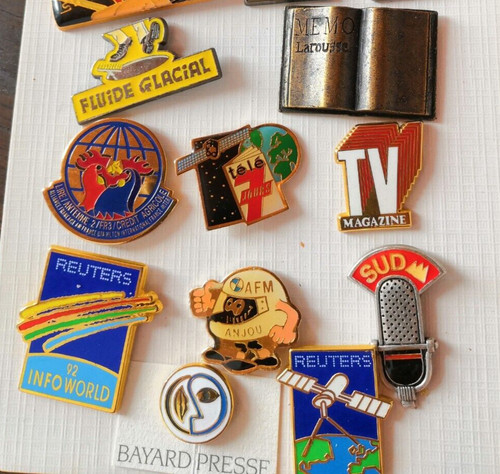 Pin lot collection medias - collection, 10