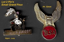 Motos _ Logo BSA + LADEN  _