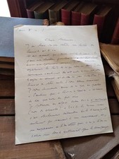 Lettre manuscrite ancienne mère d'Yvette 1918 - Correspondance intime et mémoire