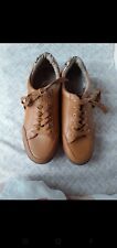 Jolies Chaussures A Lacets Damart P 37/4 Moutarde Neuves