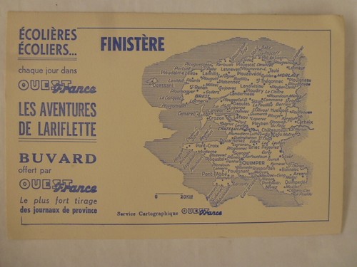 Buvard journal ouest france - buvard,