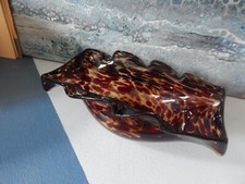 vide poche en verre murano Christian Dior écaille de tortue