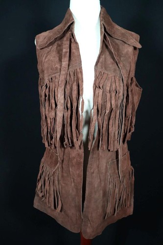 Gilet western frangé femme - gilet,