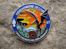 INS 159 . AIR . GENDARMERIE . DRACHENBRONN BIRLENBACH . MATRICULE . RARE SUPERBE