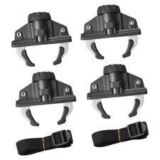 Lot de 4 pinces crabe pour coffre de toit voiture, accessoire universel,