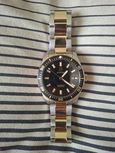 Montre automatique argent/or