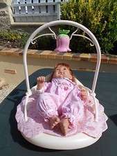 balancelle compatible avec poupée antonio juan,zaf baby annabell 35/45cm