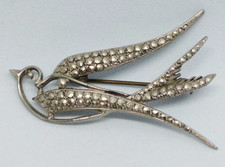 Ancienne broche hirondelle - broche, "hirondelle"