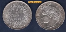 5 Francs Cérès 1849 A Paris