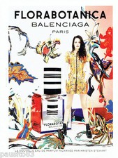 PUBLICITE ADVERTISING 066  2012  Balenciaga Kristen Stewart parfum Florabotanica