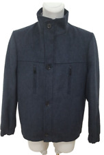 Veste En Laine Pour Hommes Blouson Avec Doublure Matelassée Taille XXL Marine