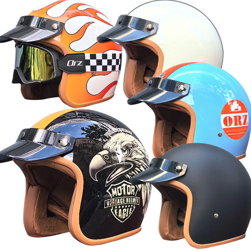 Casco moto vintage - vintage,, retrò