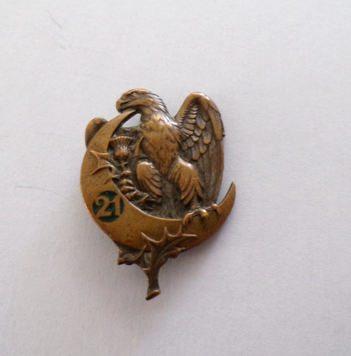 Insigne militaire - insigne, 21°