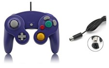 Manette Pad Joystick filaire Pour Console Nintendo GameCube & Wii - Violet