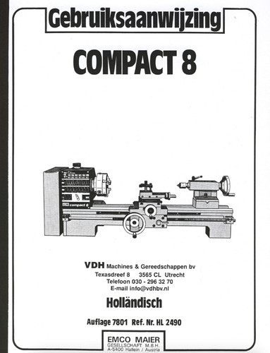 Emco compact lathe - use, and