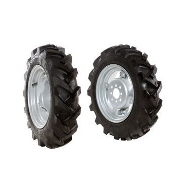 Paire roues gommées - gommées, 4.00-10