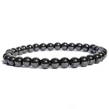 Bracelet Perles Hématite –