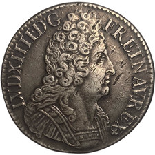 Louis XIV (1643-1715) Ecu aux