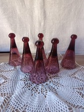 6 Flutes Pomponnettes Verre Bullé Verrerie de Biot Provence France 