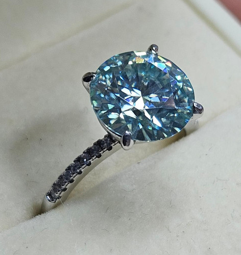 Bague solitaire moissanite - solitaire,,