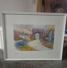 Cadre Lithographie Aquarelle Marten Melsen 