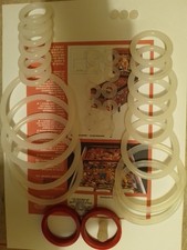 FLIPPER ZACCARIA-CLOWN-KIT ELASTIQUE SILLICONE TRANSPARENT-PINBALL RUBBER