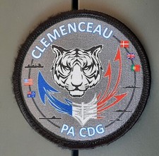 Patch Aéronavale CLEMENCEAU 2019 Porte Avions Charles de Gaulle ORIGINAL MARINE