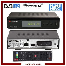 Récepteur Terrestre TNT Opticum Terra HD 265 Plus PVR DVB-T2 HEVC H.265 Full HD