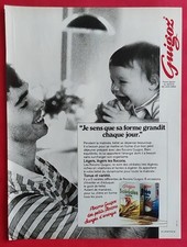 PUBLICITE  de PRESSE: Petit Déjeuner enfants GUIGOZ 5 Céréales 1981