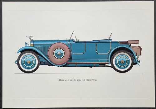 Automobile hispano suiza 1926 - suiza,