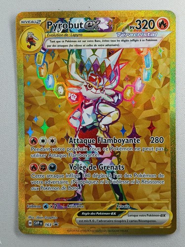 Carte pokémon pyrobut ex - pokémon,
