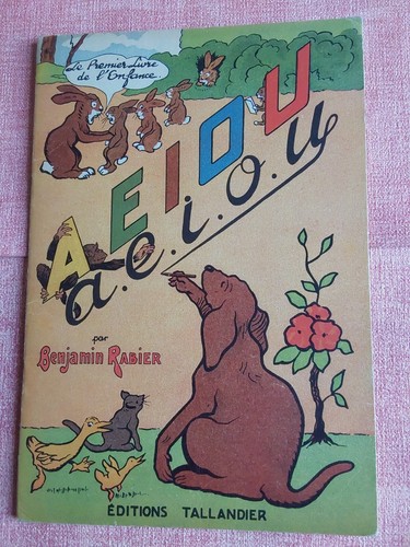 Benjamin rabier i o u - rabier, a.e.i.o.u